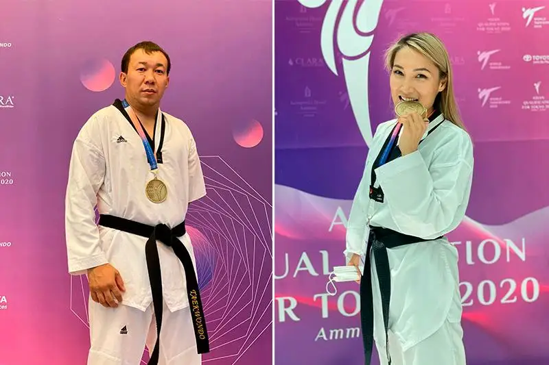 Eki qazaqstandyq para taekvondoshy Tokıo joldamasyn ıelendi