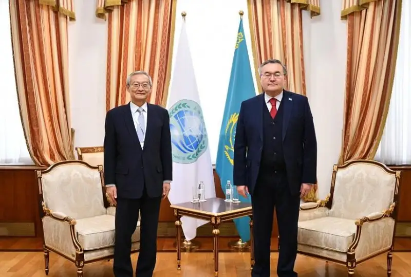 В МИД РК состоялась встреча с генеральным секретарем ШОС