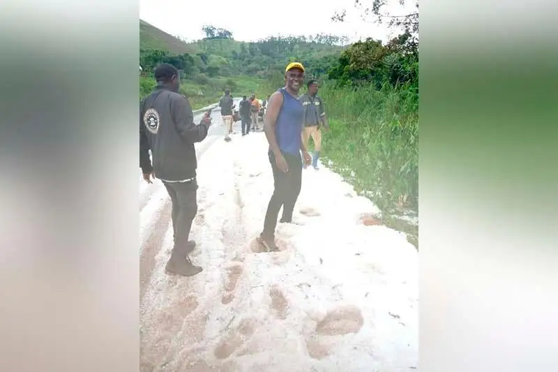 Камерунда қор ёғди