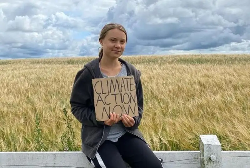 Грета Тунберг жаримага тортилди