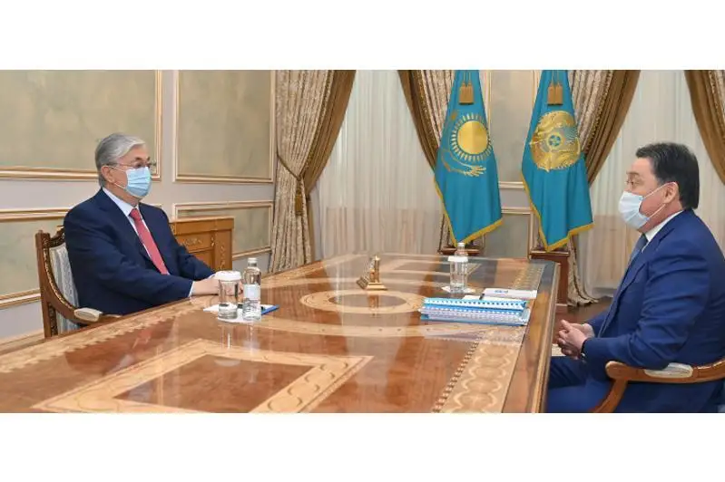 Давлат раҳбари ҚР Бош вазирни қабул қилди