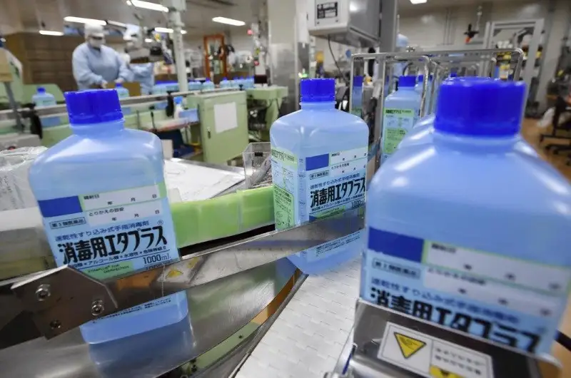 日本政府拟禁止倒卖消毒液