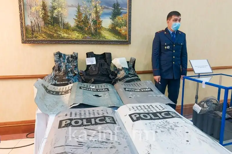 Парламент Мажилисида январ воқеаларига бағишланган кўргазма ташкил этилди