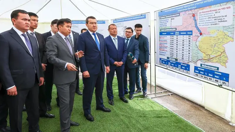 Алмати ва Нур-Султанни боғловчи йўл қурилиши қандай аҳволда