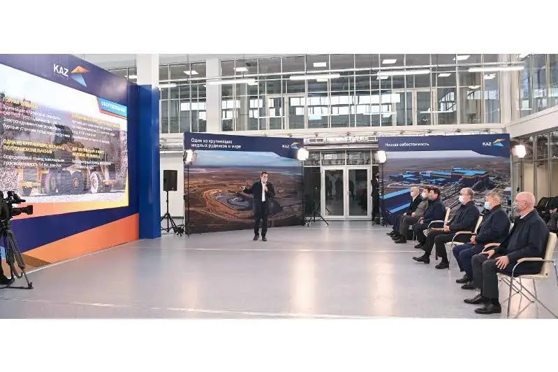 Қозоғистон Президент Ақтоғай рудаларини бойитиш комплексида янги фабрикани ишга туширди
