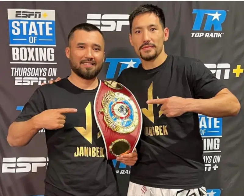 جانىبەك ءالىمحان ۇلى چەمپيوندىق بەلبەۋىن قازاقستانعا الىپ كەلدى