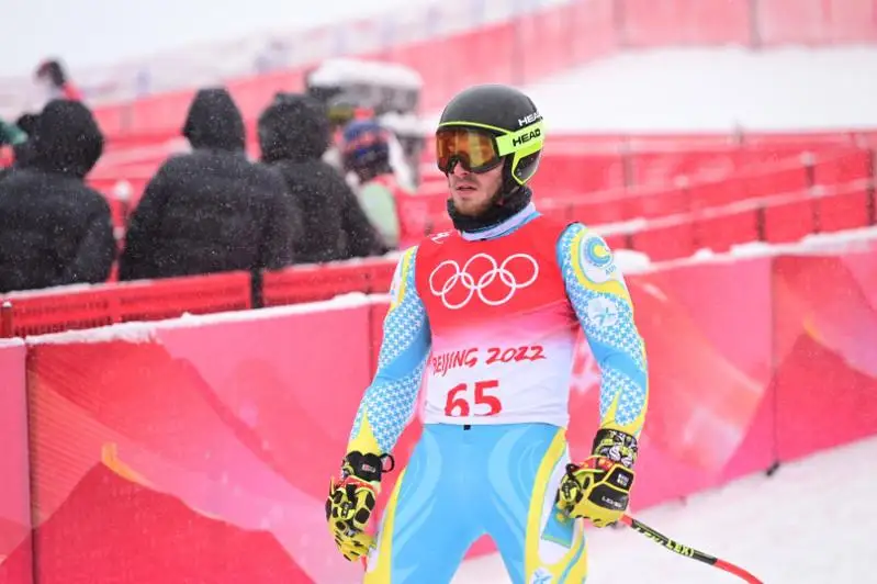 Казахстанский горнолыжник потерпел неудачу на старте Олимпиады в Пекине