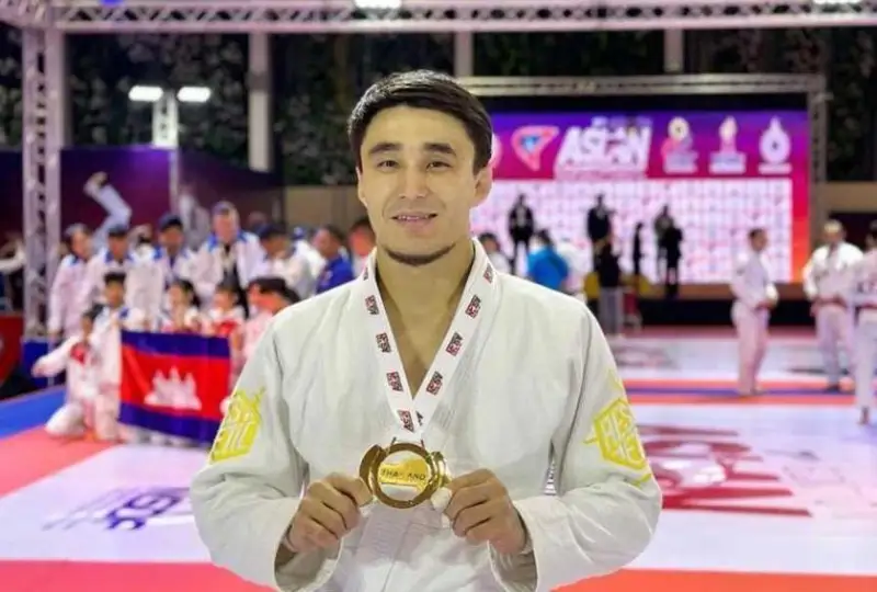 Манғистаулик спортчи жиу-житсу бўйича Осиё чемпиони бўлди