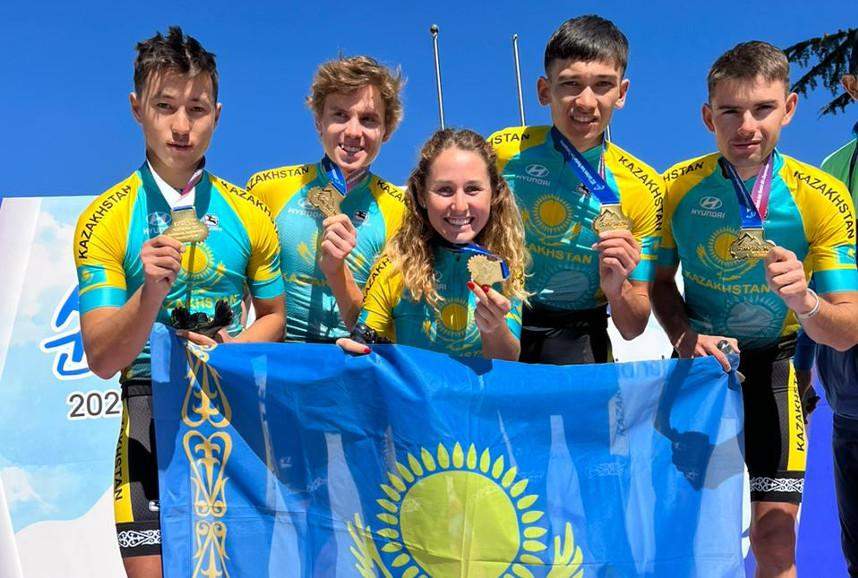 Kazakhstan grabs gold at Asian Mountain Bike Championship