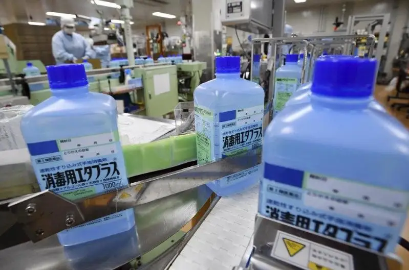 日本政府26日起禁止倒卖消毒液