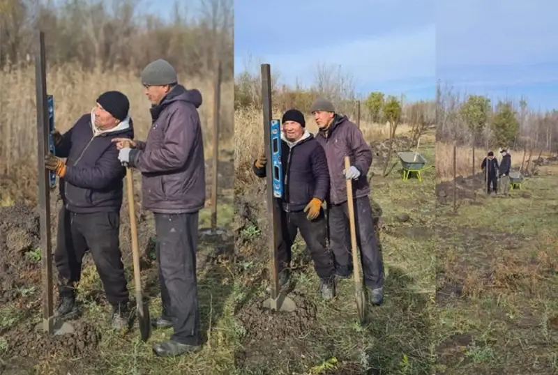 Строительство ботанического сада началось в Уральске