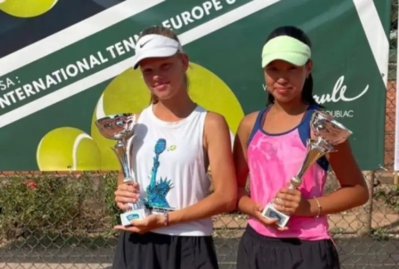 Юные теннисисты из Казахстана стали победителями трех турниров в Европе