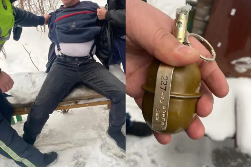 Qolyndaǵy granatany jaryp jiberem dep qorqytqan Pavlodar turǵyny ustaldy
