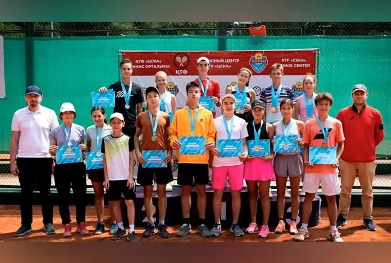 Юные казахстанцы стали победителями домашнего турнира Азиатской федерации тенниса