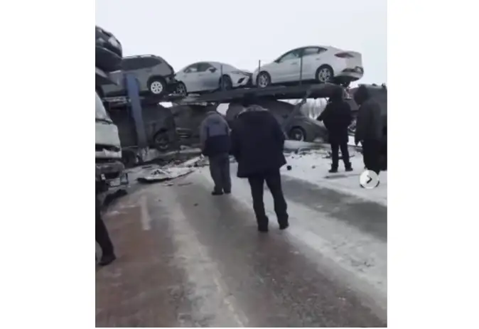 Samara-Shymkent tasjolynda 4 kóliktiń qatysýymen iri jol apaty boldy