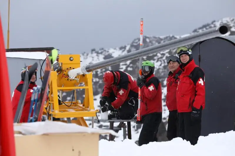 35 000 кубометров снежных лавин спустили на Шымбулаке