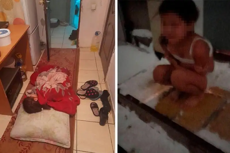 ەلوردالىق ايەل 8 جاستاعى قىزىن قىستىڭ سۋىعىندا دالاعا قۋىپ جىبەرگەن