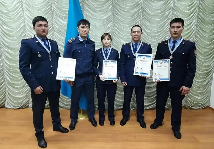 Четыре медали чемпионата РК по рукопашному бою завоевали сотрудники УИС Мангистау