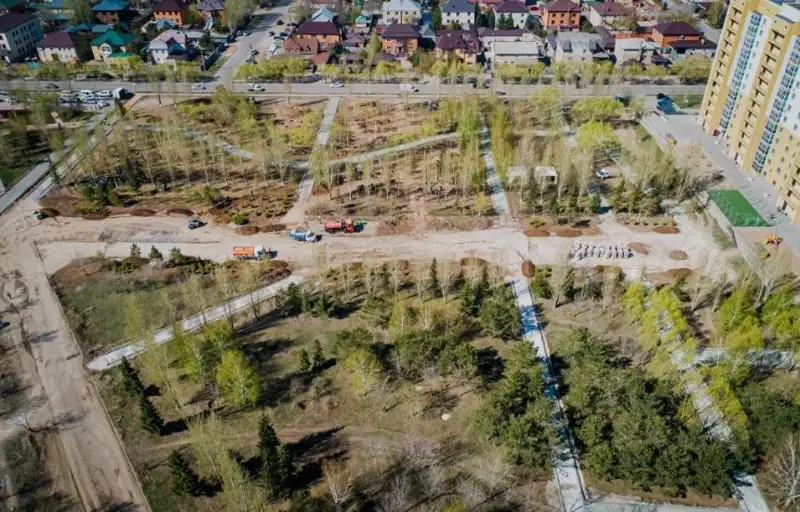 Новый сквер открыли в Нур-Султане