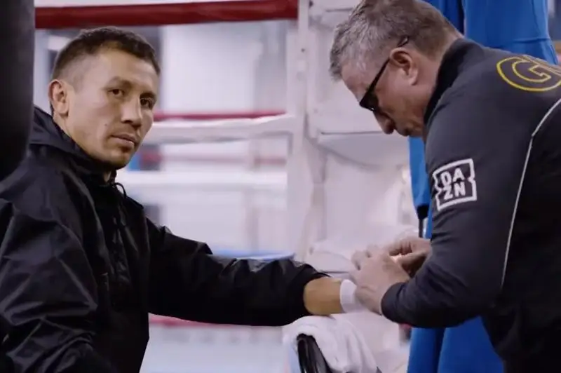 Геннадий Головкин опубликовал видео подготовки к бою с Риотой Муратой