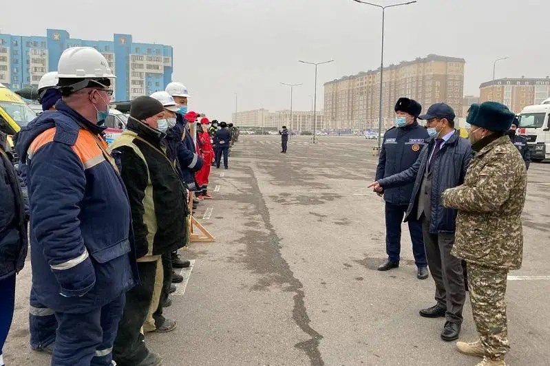 В Актау прошли учения «Коктем-2022»