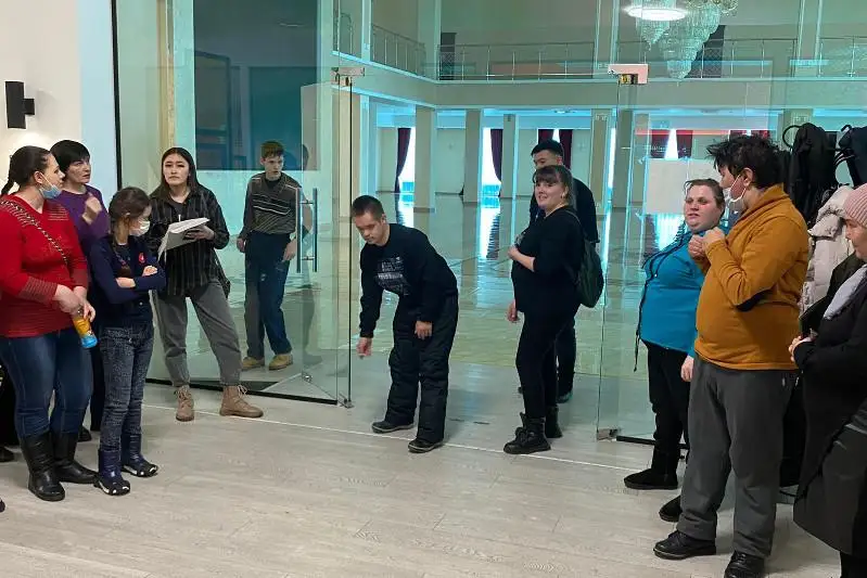 Мастер-класс по асык-ату провели для детей с особыми потребностями в Костанае