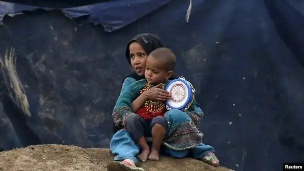 Ауған балалары. (Көрнекі сурет)