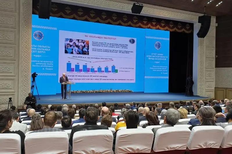 Almaty oblysynda úsh aýysymda oqytatyn 38 mektep bar – Amandyq Batalov