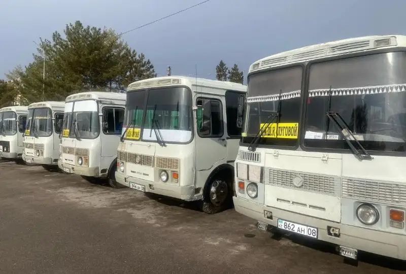 Автобусное сообщение открывают между населенными пунктами в Жамбылской области