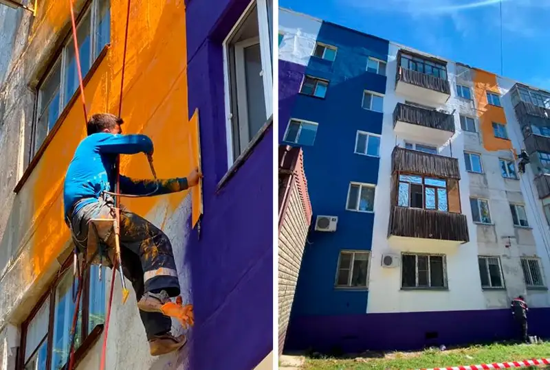 Фасады многоэтажек сделают разноцветными в Павлодаре