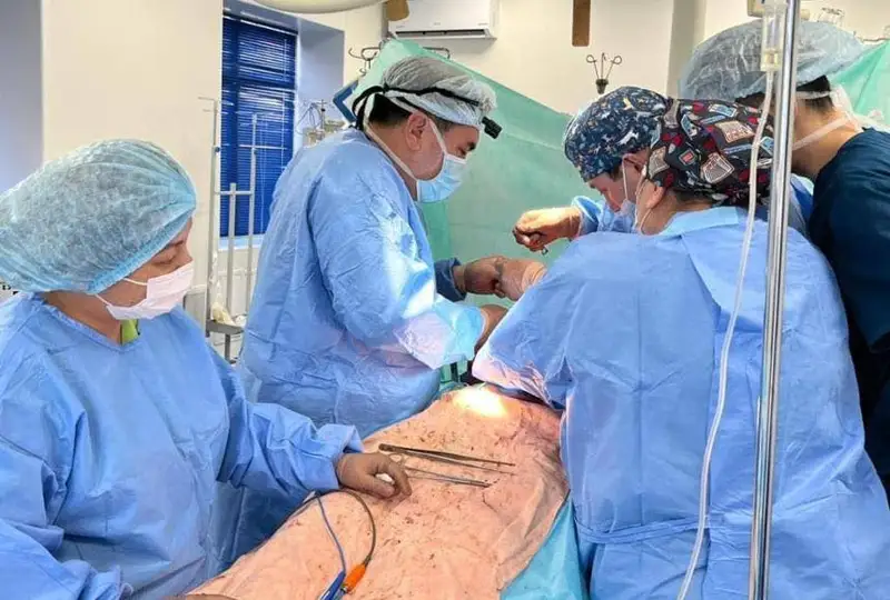 Shymkentte alǵash ret máıit donorlyǵymen baýyrǵa transplantatsııa jasaldy