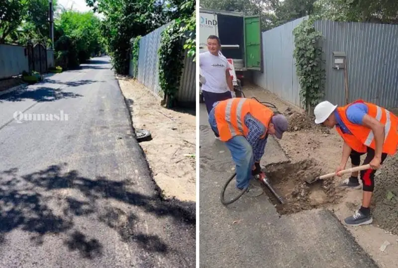 Almaty ákimdigi nelikten asfalttyń dóńgelek ústinen tóselgenin túsindirdi