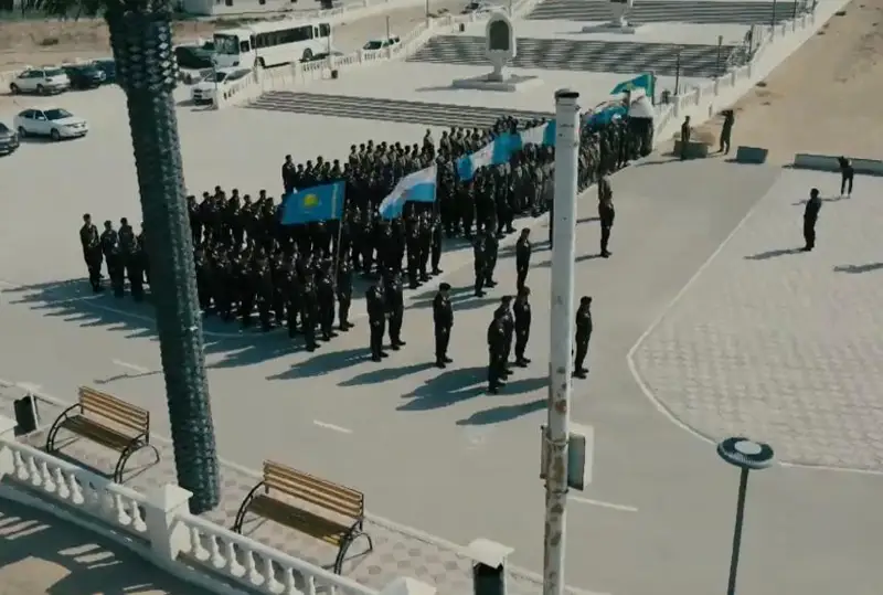 Марш-бросок совершили военные в Актау