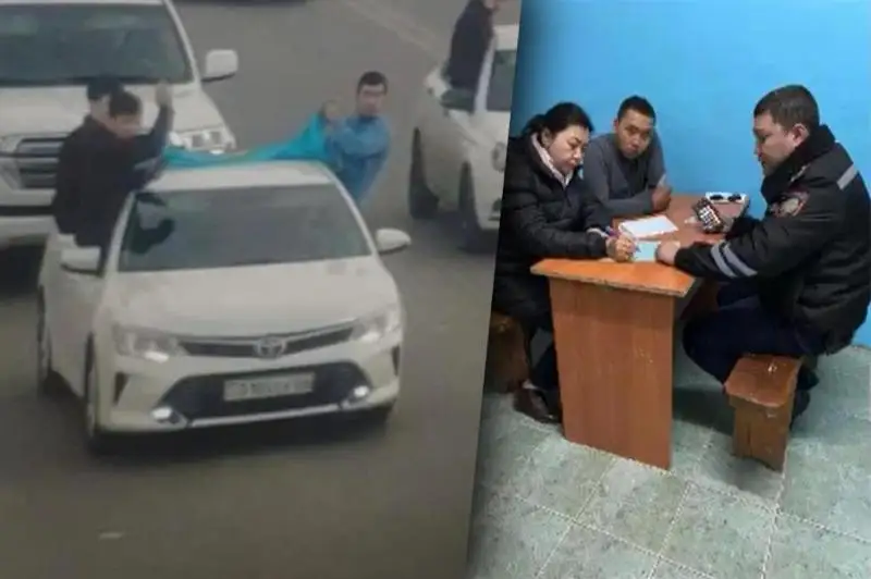 Атырауда көліктен денесін шығарғандарға айыппұл салынды