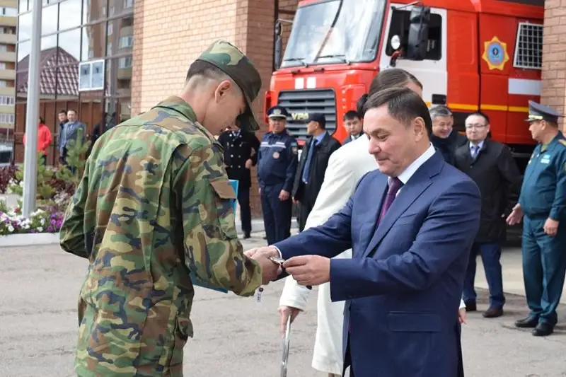 Пожарных наградили в Акмолинской области