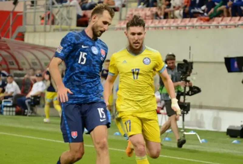 Сенсацией закончился первый тайм матча Казахстан - Словакия в Лиге наций