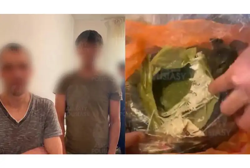 Крупную партию марихуаны изъяли в Алматы