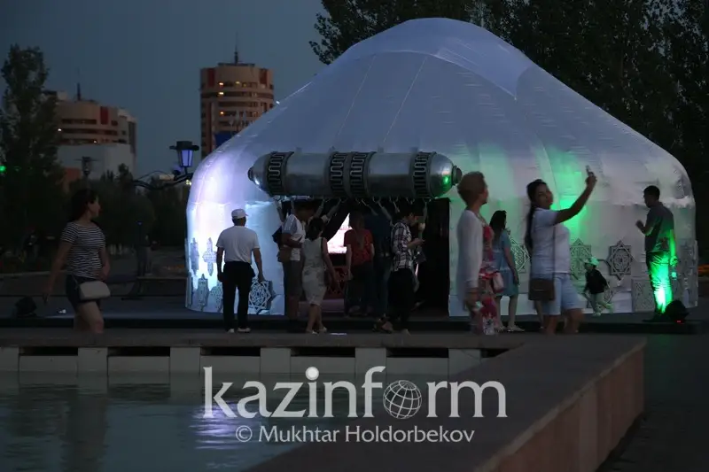 Астанадағы ғажайып киіз үй Ежелгі Тараздың өркениеті тарихынан сыр шертеді