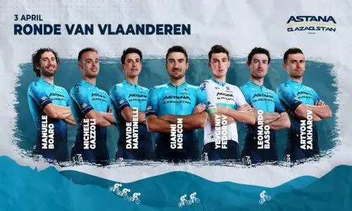 «Астана» объявила состав на «Тур Фландрии»