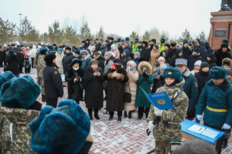 Более 850 новобранцев Вооруженных сил дали клятву на верность Родине