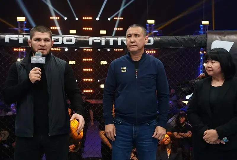 Хабиб Нурмагомедов стал гостем международного турнира по боям без правил в Атырау