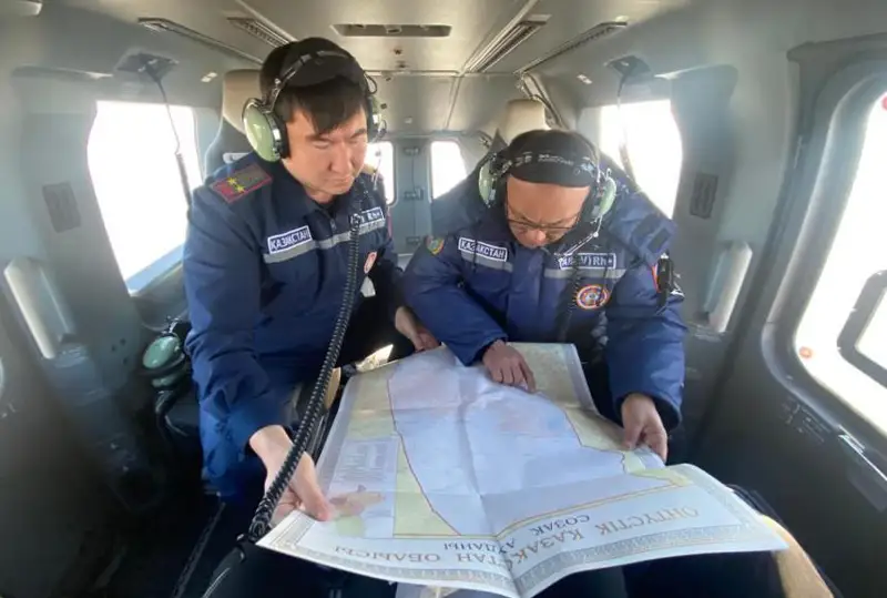 Спасатели провели облет 21 водохранилища и горных территорий в Туркестанской области