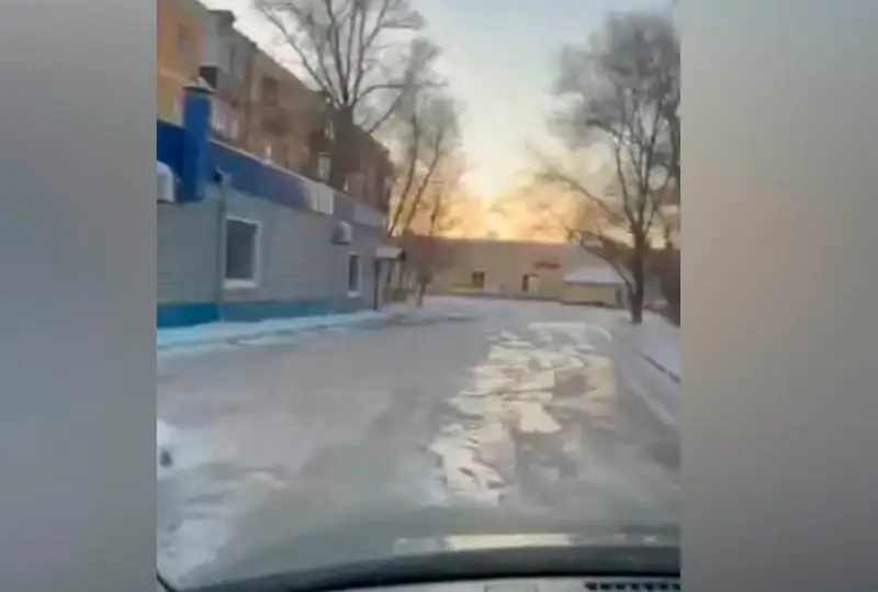 Порыв трубопровода произошел в Рудном