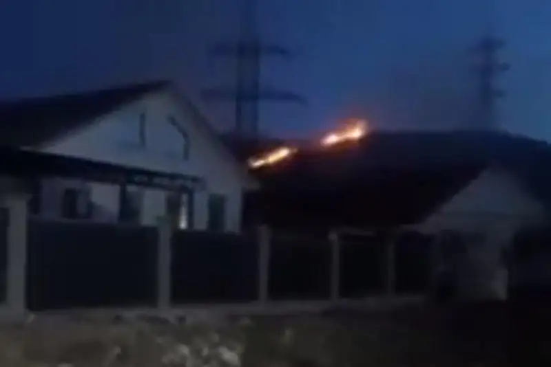 Сухостой горел на склоне горы в Алматы