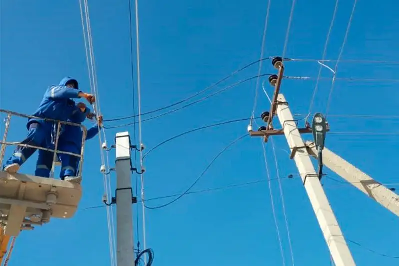 В селе в Мангистауской области осветили шесть улиц