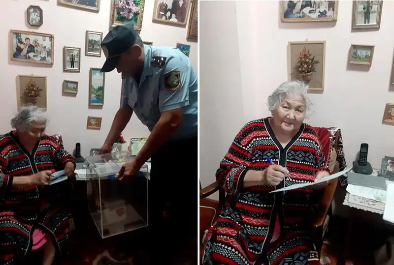 Многие алматинцы смогли проголосовать из дома