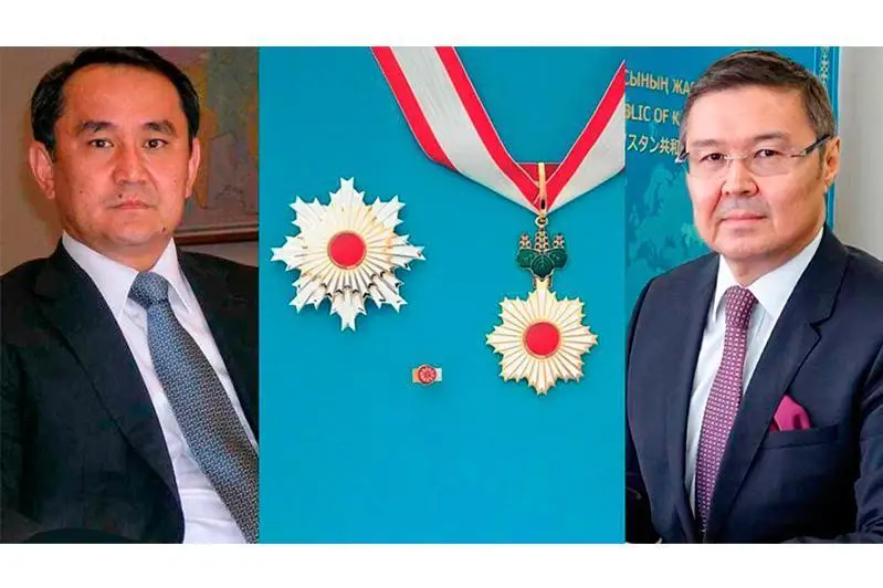 قازاقستاننىڭ جاپونياداعى بۇرىنعى ەلشىلەرى كۇنشىعىس ەلىنىڭ مەملەكەتتىك ناگرادالارىن يەلەندى