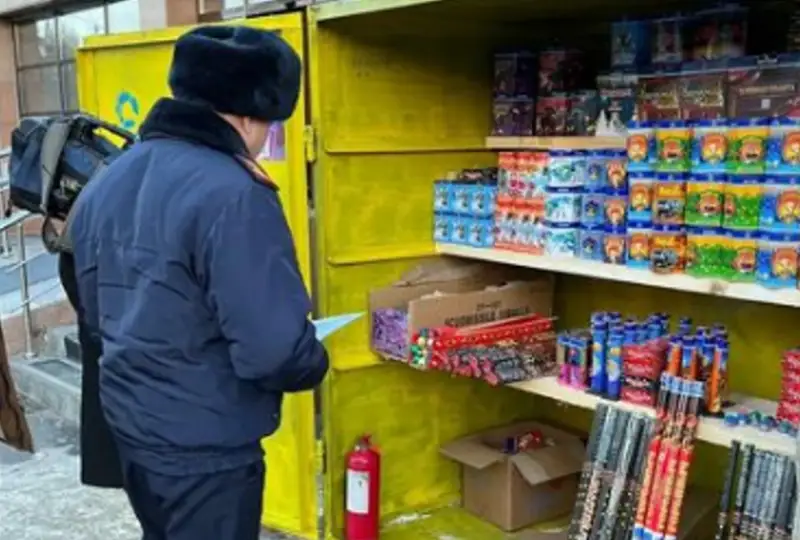 Более 400 единиц пиротехники изъяли в Павлодаре