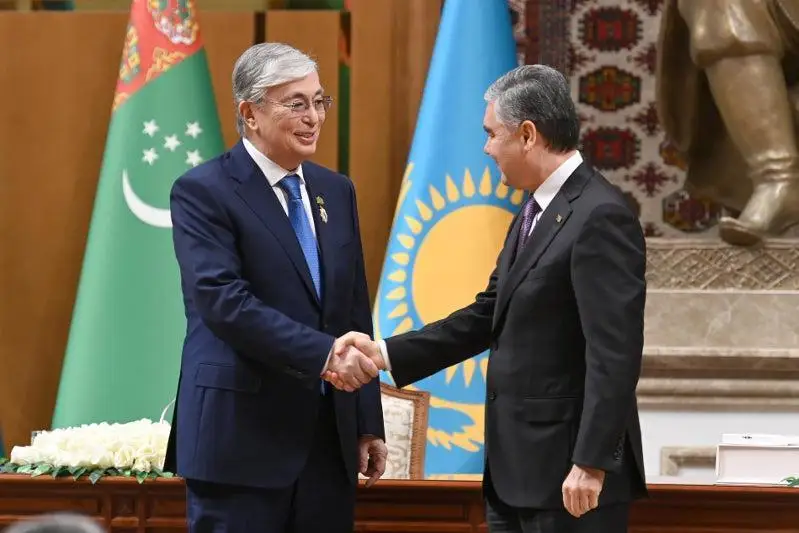 ق ر پرەزيدەنتىنىڭ تۇرىكمەنستانعا جاساعان مەملەكەتتىك ساپارى بويىنشا ۆيدەوشولۋ جاريالاندى