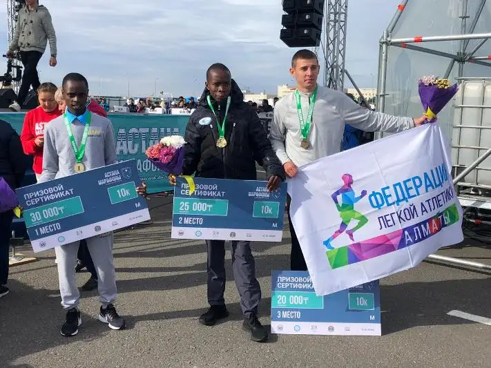 Â«Astana Marathon 2018Â» Ð¶Ð°ÑÑÑÑÐ½ÑÒ£ Ð¶ÐµÒ£ÑÐ¼Ð¿Ð°Ð·Ð´Ð°ÑÑ Ð±ÐµÐ»Ð³ÑÐ»Ñ Ð±Ð¾Ð»Ð´Ñ